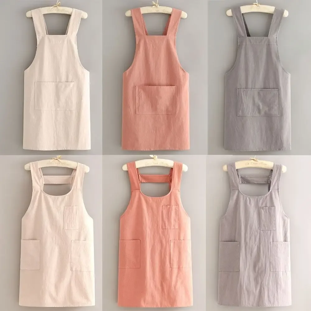 Home Cooking Restaurant - Cotton Kitchen Aprons Cooking Anti Fouling