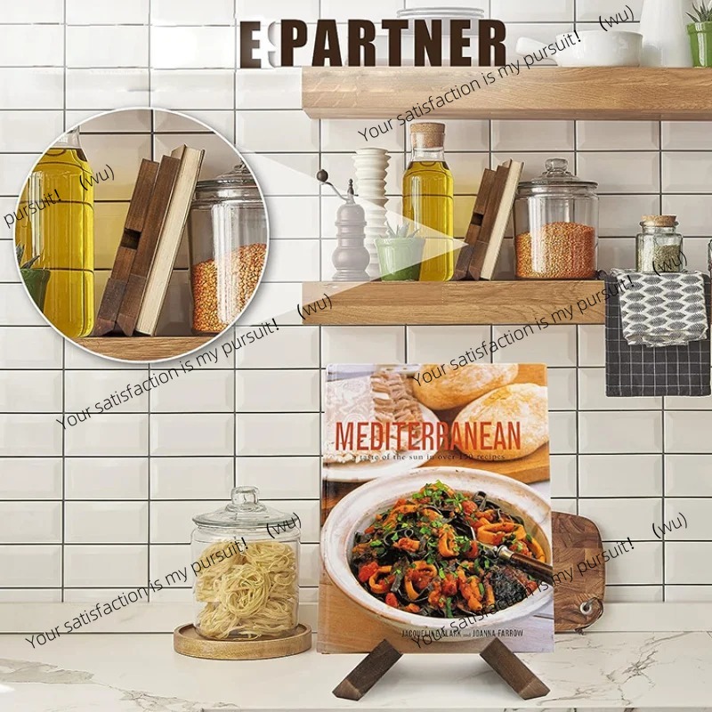 Wooden Cookbook Stand Handmade - Home Cooking Menu recension och pris