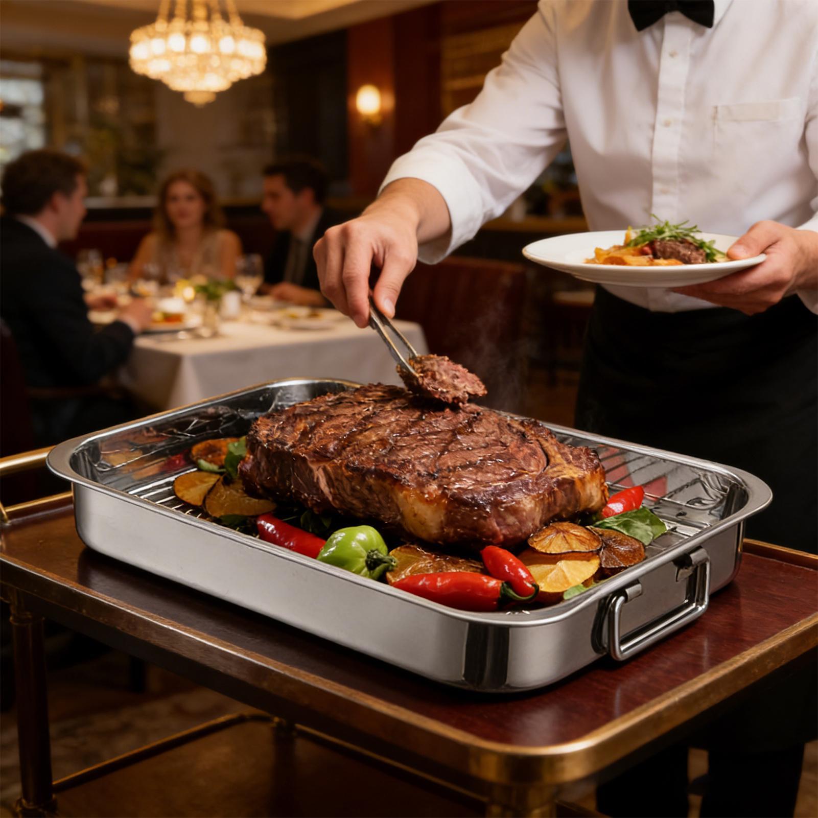 42cm Roasting Pan With Rack St - Home Cooking Utensils recension och pris