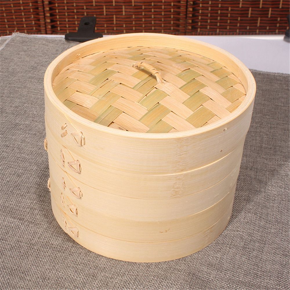 Chinese Dumplings Kitchen with - Steamer Bamboo Set recension och pris