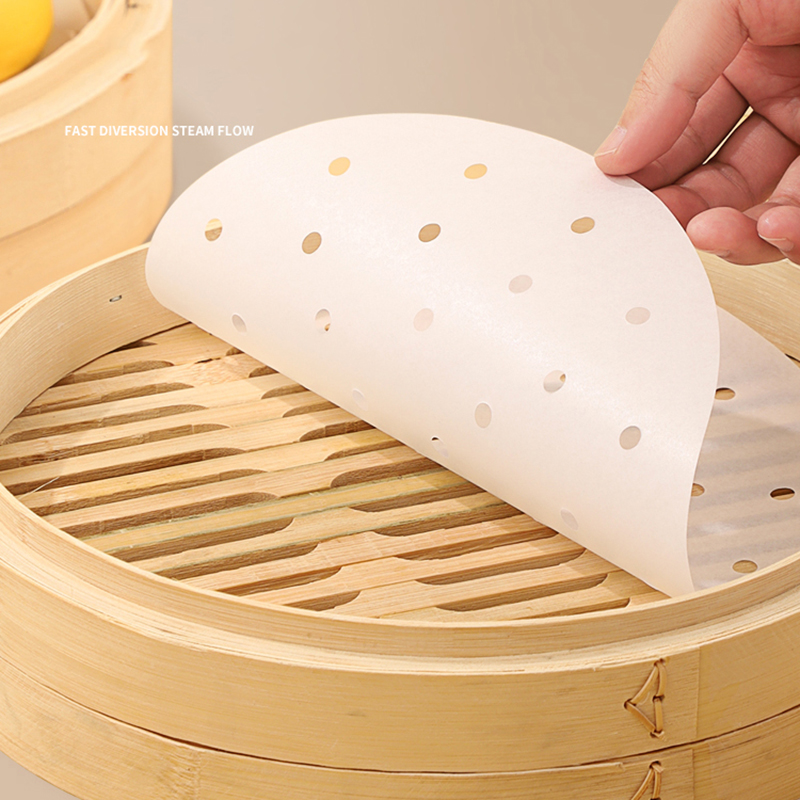 50/100pcs Bamboo Steamer Paper - Steamer Bamboo Set recension och pris