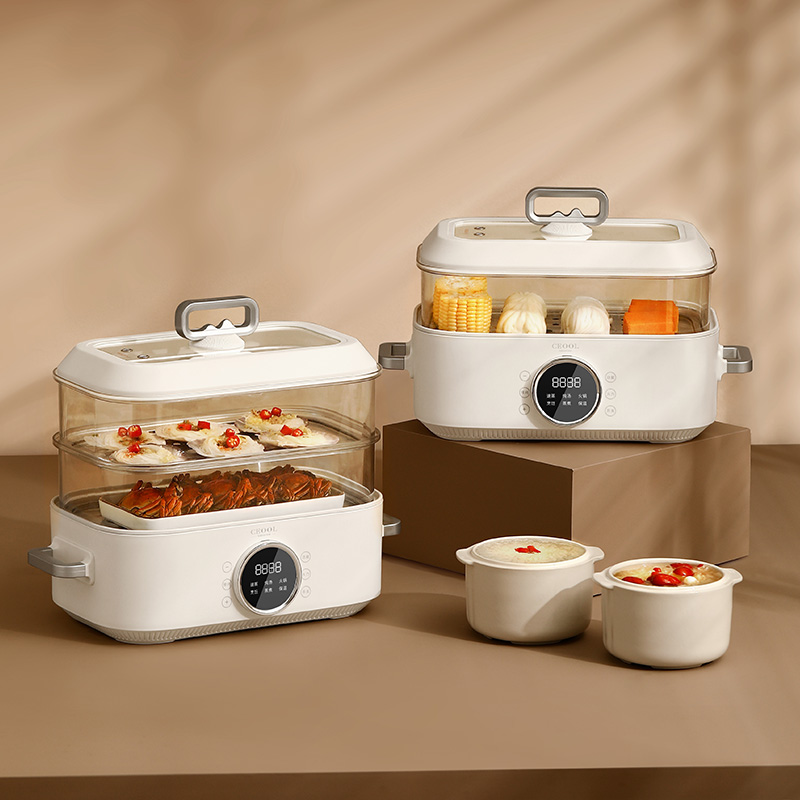 10L 3-in-1 Electric Food Steam - Home Cooking Restaurant recension och pris