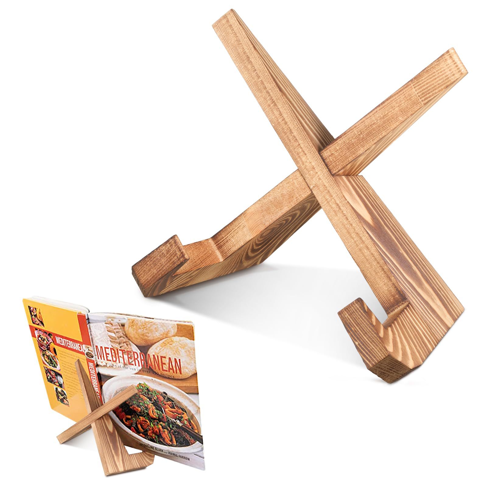 Wooden Cookbook Stand Handmade - Home Cooking Menu recension och pris
